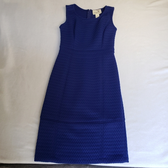 Tabitha quilted royal Blue Sleeveless Dress size 4 - Picture 1 of 8
